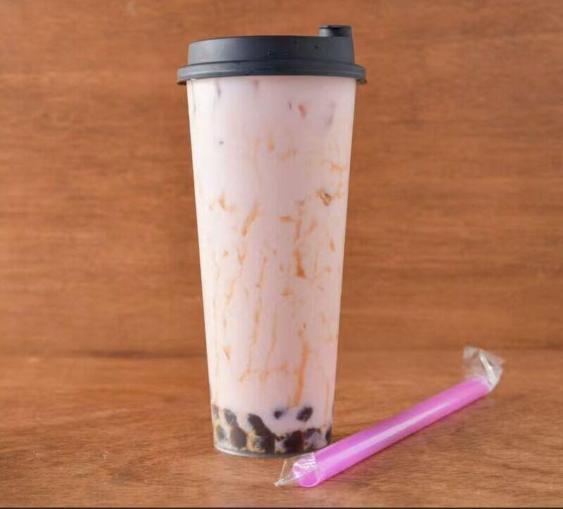 Strawberry milk tea