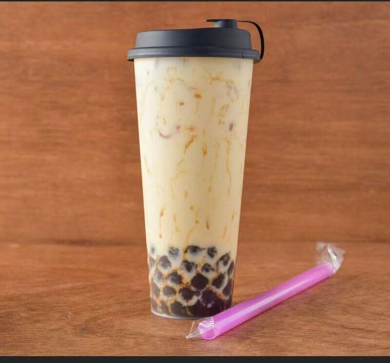 Mango milk tea